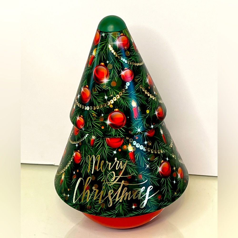 Windel Musical Christmas Tree Tin "Oh Christmas Tree” Germany 7”